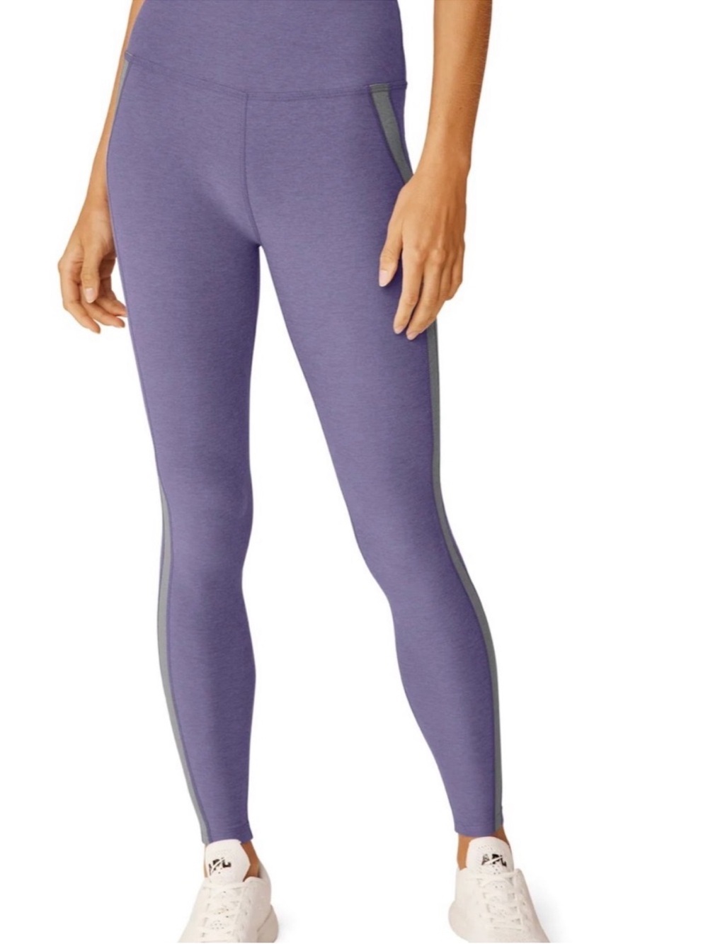 Beyond Yoga Spacedye Side Stripe High Rise Pocket Leggings Blue M